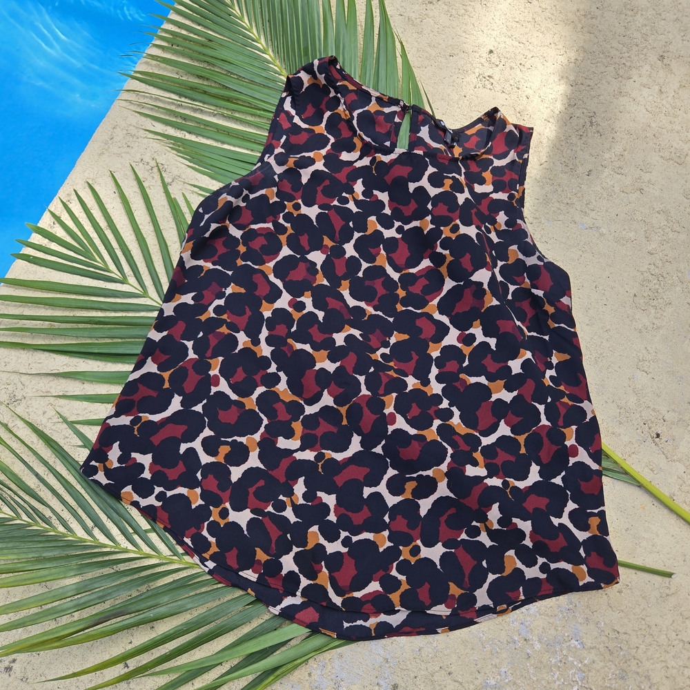 Dkny Multicolor Patterned Tank Top - image 1